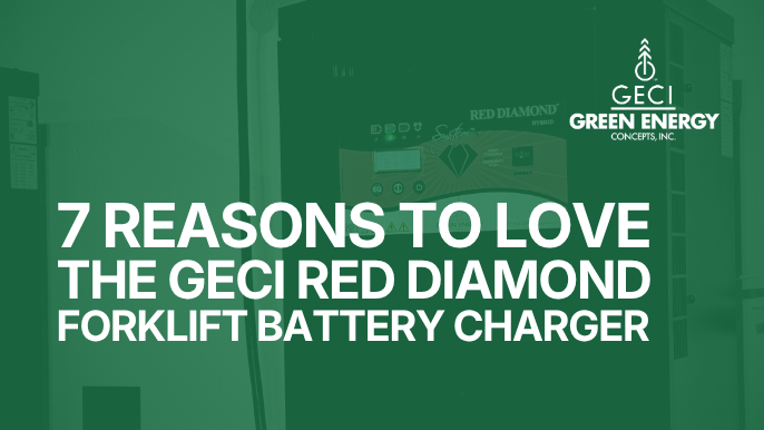 7 Reasons Your Electric Forklift Fleet Needs a Red Diamond Hybrid Forklift Battery Charger